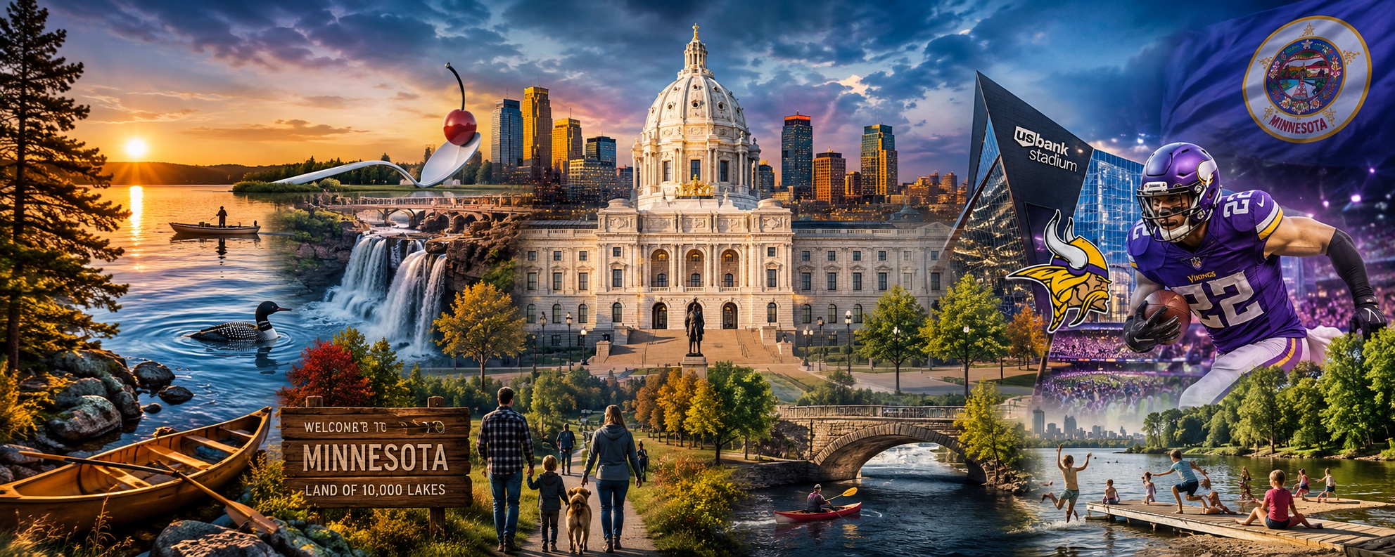 Minnesota — Land of 10,000 Lakes